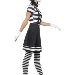 Vrouwelijke Parisiene Mime Artiest Kostuum -Dans & Entertainment Verkoop 24627 s 18