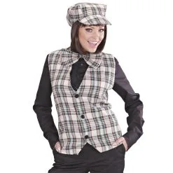 Vest Schotse Ruit Beige -Dans & Entertainment Verkoop 9310b h 9