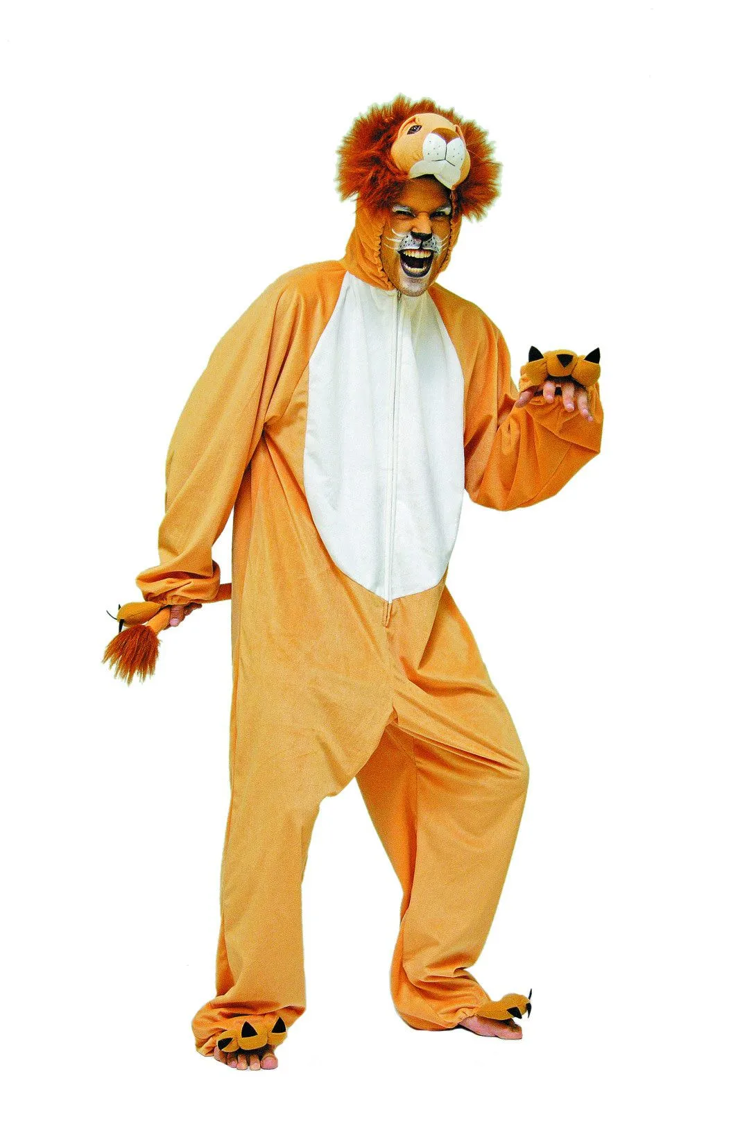 Gevaarlijke Pluche Leeuw Man Kostuum 1 Gevaarlijke Pluche Leeuw Man Kostuum
