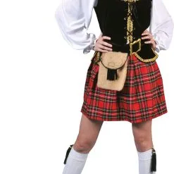Keurige Schotse Flannagan Vrouw Kostuum
