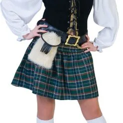 Blauwe Schotse Oconnor Vrouw Kostuum