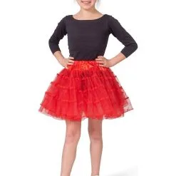 Duivelse Rode Tule Petticoat Meisje -Dans & Entertainment Verkoop fun 2020 408505 3 14
