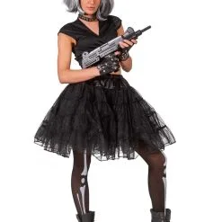 Zwarte Glitter Petticoat Vrouw -Dans & Entertainment Verkoop fun 2020 508507 3 14