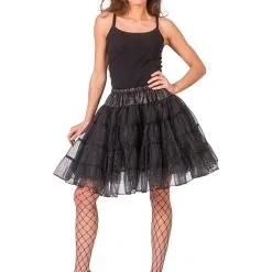 Zwarte Glitter Petticoat Vrouw -Dans & Entertainment Verkoop fun 2020 508507 5 14
