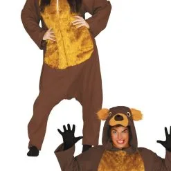 Bruintje Beer Jumpsuit Vrouw Kostuum