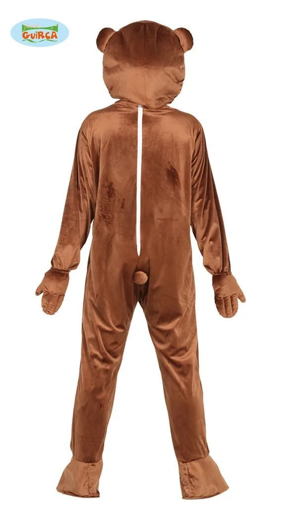 Bolle Bruine Beer Man Kostuum 2 Bolle Bruine Beer Man Kostuum - Afbeelding 2