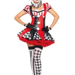 Verleidelijke Dames Clown Jurk Vrouw