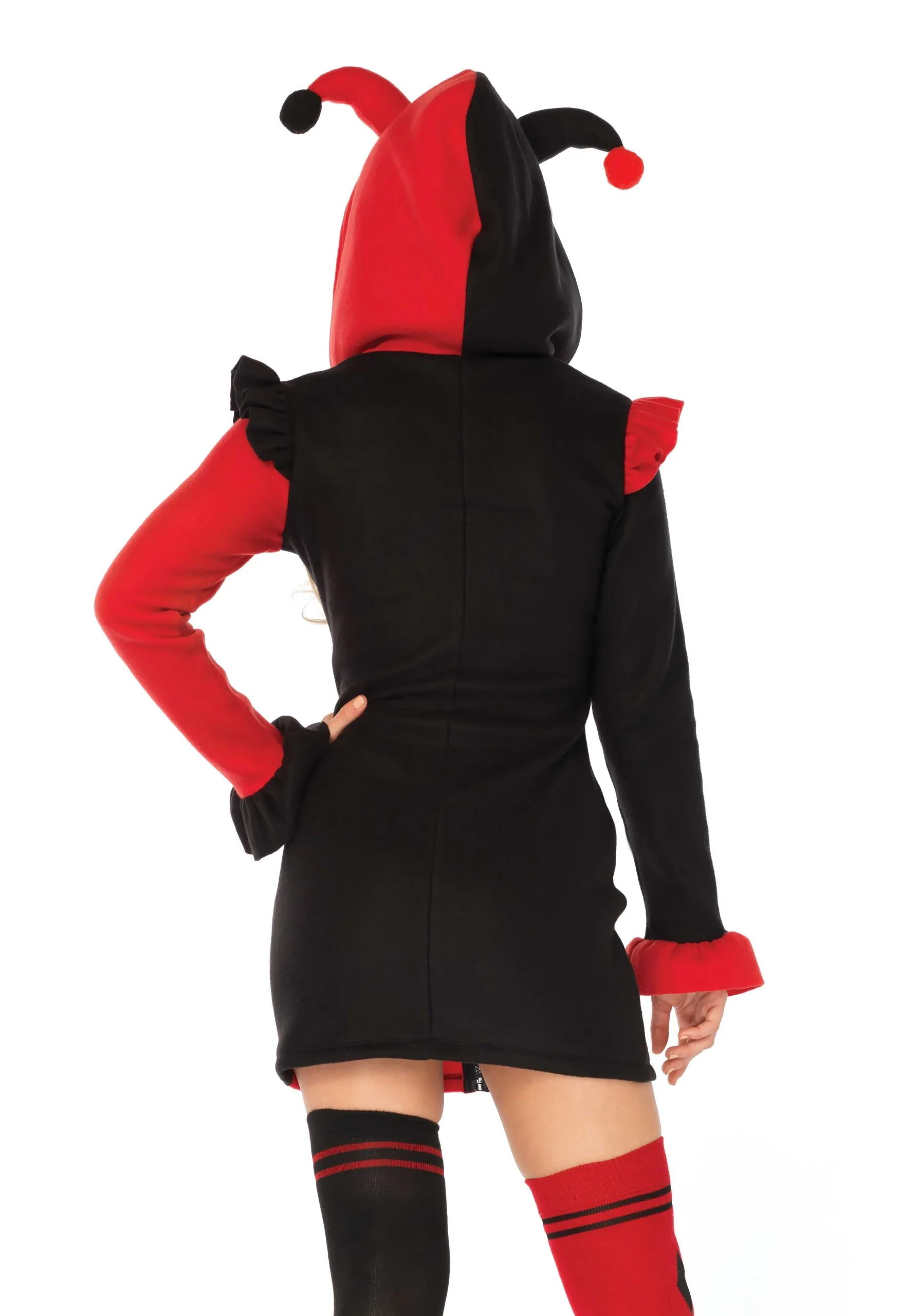 Heerlijke Harlekijn Vrouw Kostuum 2 Heerlijke Harlekijn Vrouw Kostuum - Afbeelding 2