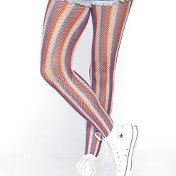 Gestreepte Amerika Visnet Panty -Dans & Entertainment Verkoop leg 2019 9307 101 3 7