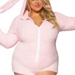 Knuffelzacht Konijntje Wobbelina Plus Size Vrouw Kostuum