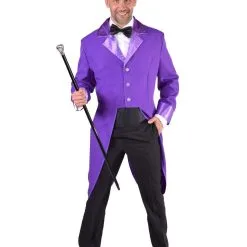 Theater Frackjas Revue Paars Man Kostuum