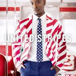 USA United Stripes Opposuit Man Kostuum -Dans & Entertainment Verkoop osui 0059 8 11 scaled