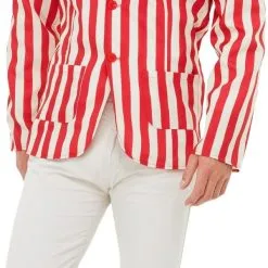 Jaren 20 Barber Shop Colbert, Hoed En Strik Man