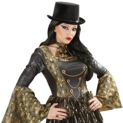 Hoge Hoed Zwart, Fluweel -Dans & Entertainment Verkoop wdm1014 1434n d 2