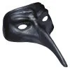 Commedia Dellarte Venetiaans Masker, Zwart