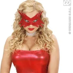 Oogmasker, Ster Rood -Dans & Entertainment Verkoop wdm1014 6419r b