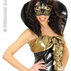 Glitter Oogmasker Met Stenen Goud -Dans & Entertainment Verkoop wdm1014 6432t c