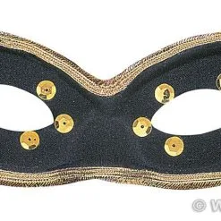 Oogmasker Carnaval, Zwart