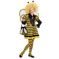 Bijtje Geel Zwart Kostuum Meisje