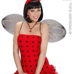 Ketting Met Oorbellen, Lieveheersbeestje -Dans & Entertainment Verkoop wdm1014 7518l b 4