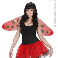 Hoofdband Met Antenne, Rood Glitter -Dans & Entertainment Verkoop wdm1014 8017r d 2