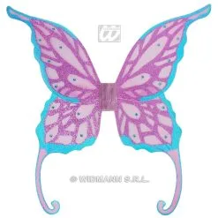 Fantasie Glitter Vleugels Met Gemsteentjes, Jumbo