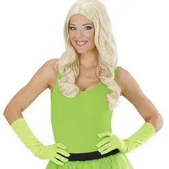 Handschoen Lang Neon, Groen -Dans & Entertainment Verkoop wdm1014 9502g c