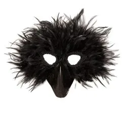 Grappig Veren Masker Vogel, Zwart -Dans & Entertainment Verkoop wdm1516 00580 b 1