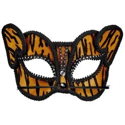 Sexy Oogmasker Tijger Met Strass