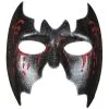 Transsylvanie Masker Vleermuis Met Bloedende Ogen