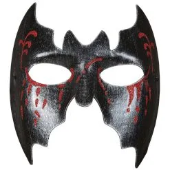 Transsylvanie Masker Vleermuis Met Bloedende Ogen