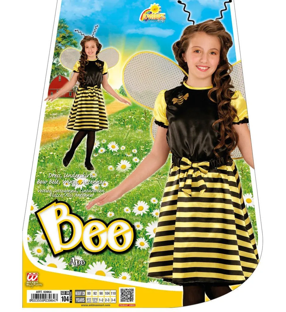 Cute Bijtje Meisje Kostuum 6 Cute Bijtje Meisje Kostuum - Afbeelding 6