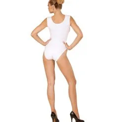 Unicolor Mouwloze Body Volwassen, Wit 3 Unicolor Mouwloze Body Volwassen, Wit -Dans & Entertainment Verkoop wdm1516 04222 b