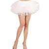 Klassieke Tutu Luxe Met Satijnen Afwerking, Wit