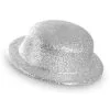 Showmaster Glitter Bolhoed, Zilver
