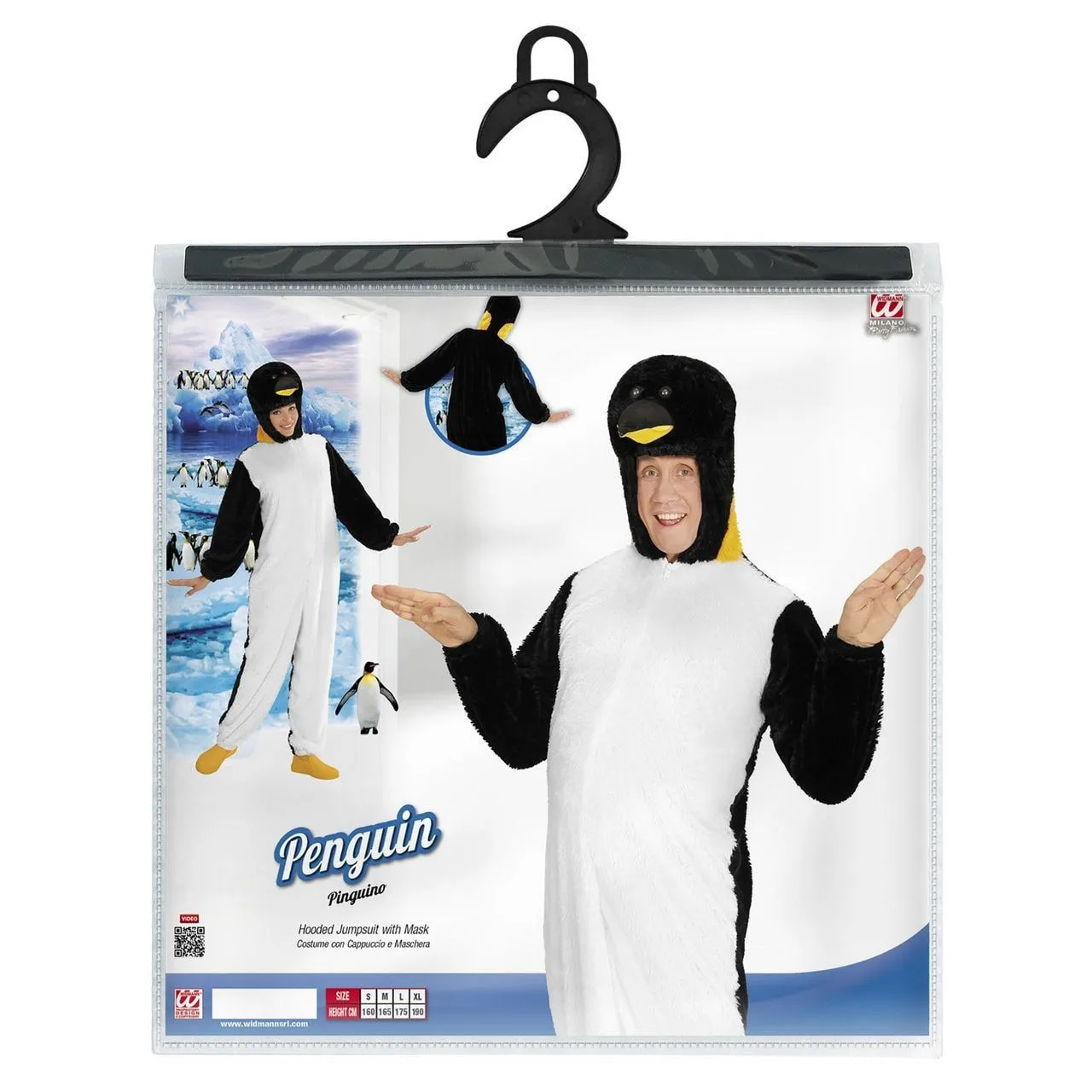Dieren Onesie Pluche Pinguin Kostuum 4 Dieren Onesie Pluche Pinguin Kostuum - Afbeelding 4