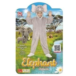 Jumpsuit Met Kap En Masker 98 Centimeter Afrikaanse Olifant Kind Kostuum -Dans & Entertainment Verkoop wdm 2017 980h 3 12