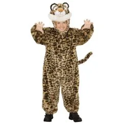 Jumpsuit Met Kap En Masker 98 Centimeter Savanne Luipaard Kind Kostuum -Dans & Entertainment Verkoop wdm 2017 980j 2 11