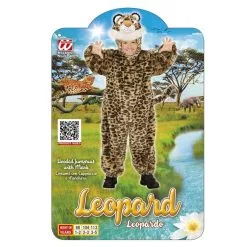 Jumpsuit Met Kap En Masker 98 Centimeter Savanne Luipaard Kind Kostuum -Dans & Entertainment Verkoop wdm 2017 980j 3 11