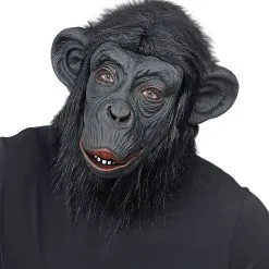 Aap Met Pluche Haren Masker