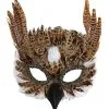 Gevederd Masker Wijze Uil