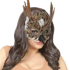 Gevederd Masker Wijze Uil -Dans & Entertainment Verkoop wdm 2018 07788 3 4