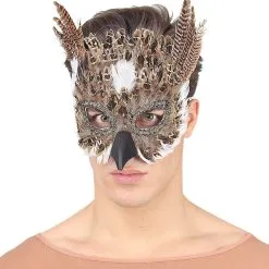 Gevederd Masker Wijze Uil -Dans & Entertainment Verkoop wdm 2018 07788 4 4