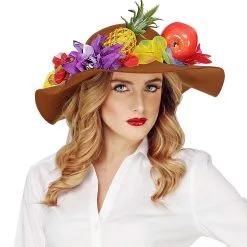 Bruine Hippie Hoed Brede Rand -Dans & Entertainment Verkoop wdm 2018 68581 3 1