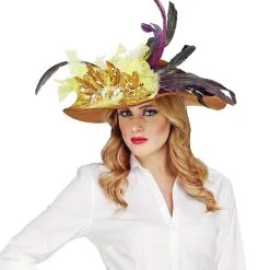 Bruine Hippie Hoed Brede Rand -Dans & Entertainment Verkoop wdm 2018 68581 4 1