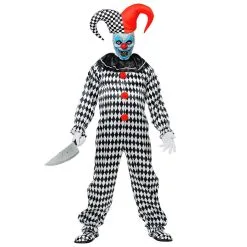 Knettergekke Harlekijn Nar Man Kostuum -Dans & Entertainment Verkoop wdm 2018 7029 4 12