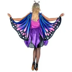 Prachtige Paars Roze Vlinder Vrouw Kostuum -Dans & Entertainment Verkoop wdm 2019 075d 4 10