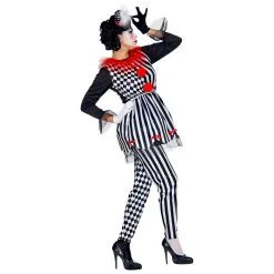 Halloween Harlekijn Drukke Patronen Vrouw Kostuum -Dans & Entertainment Verkoop wdm 2019 0800 4 9