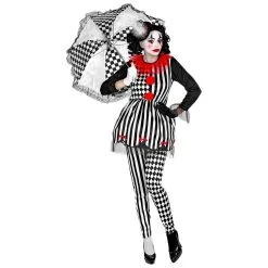 Halloween Harlekijn Drukke Patronen Vrouw Kostuum -Dans & Entertainment Verkoop wdm 2019 0800 5 9