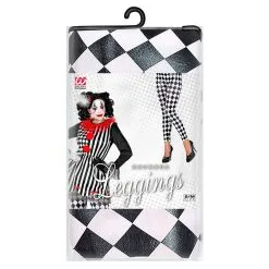 Harlekijn Legging Zwart Witte Ruit -Dans & Entertainment Verkoop wdm 2019 094h 6 5